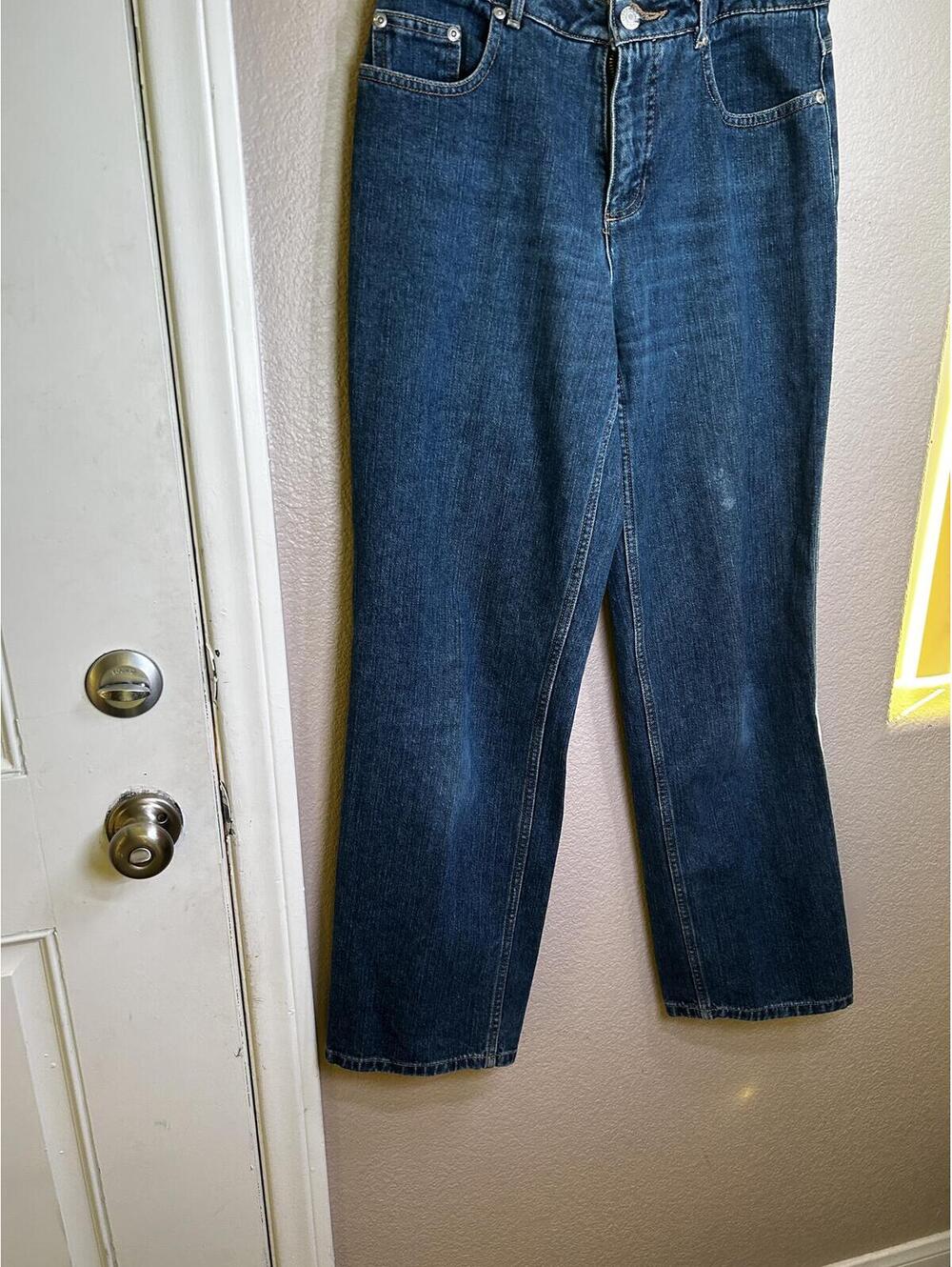 Geoffrey Beene Classic Blue Denim Jeans 100% Cotton Size 4